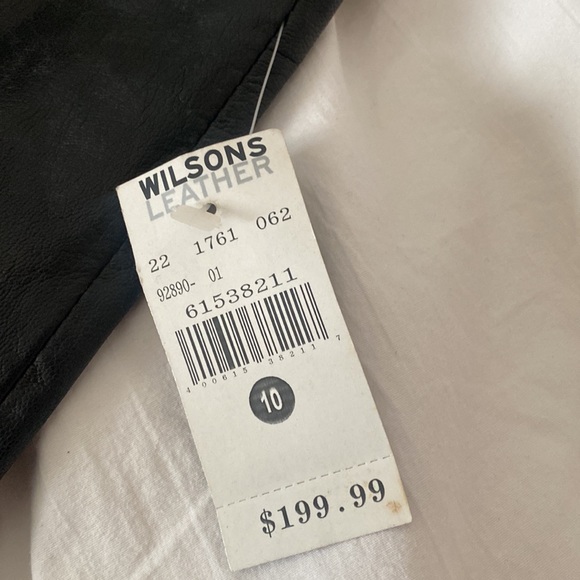 Wilson’s Leather black leather pants size 10 - Picture 3 of 4